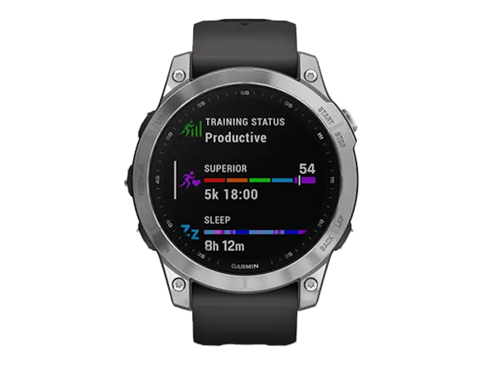 Zegarek Garmin Fenix 7 Srebrno-szary