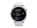 Zegarek Garmin Fenix 7S Srebrno-biały