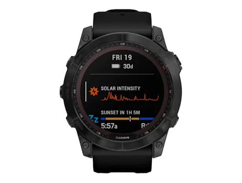 Zegarek Garmin fenix 7X – Sapphire Solar Edition Czarny Tytan
