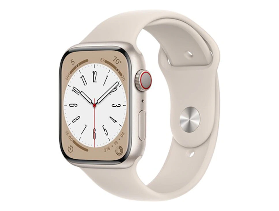 Smartwatch Apple Watch 8 45mm GPS + Cellular Starlight