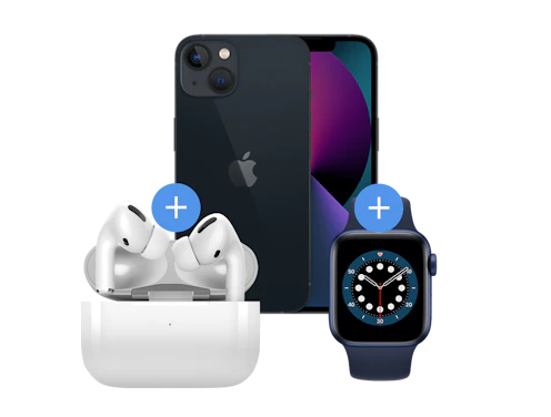 Zestaw Apple iPhone 13 + Watch 6 + Airpods Pro