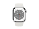 Smartwatch Apple Watch 8 45mm Silver GPS + Cellular Stalowy