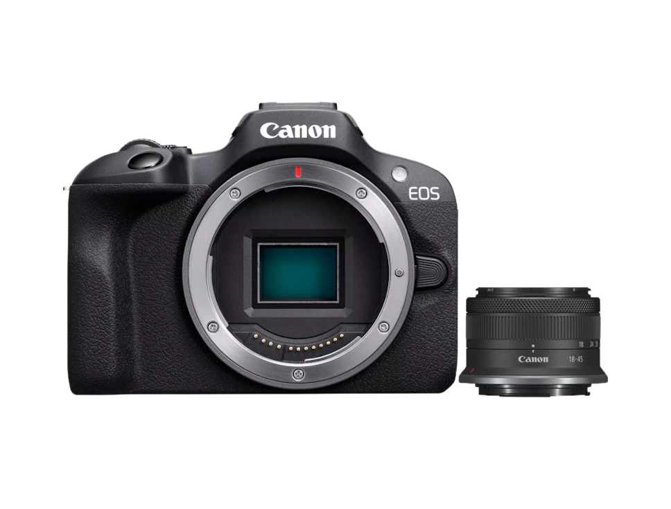 Aparat Canon EOS R100 + RF-S 18-45mm F4.5-6.3