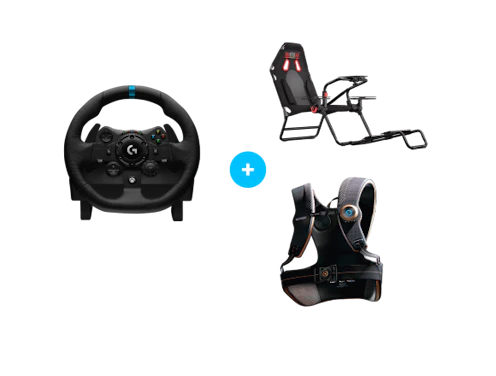 Zestaw Kierownica Logitech G923 + Kokpit + Kamizelka haptyczna