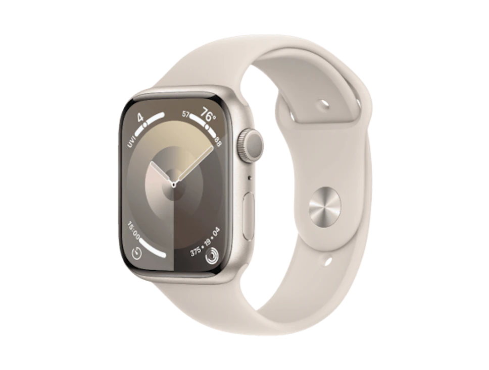 Smartwatch Apple Watch 9 45mm GPS Księżycowa poświata